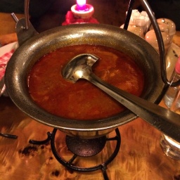 Halaszle Bogracsban (Fish soup)